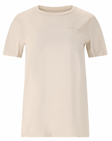ENDURANCE Nan  T-shirt White Sand Dame