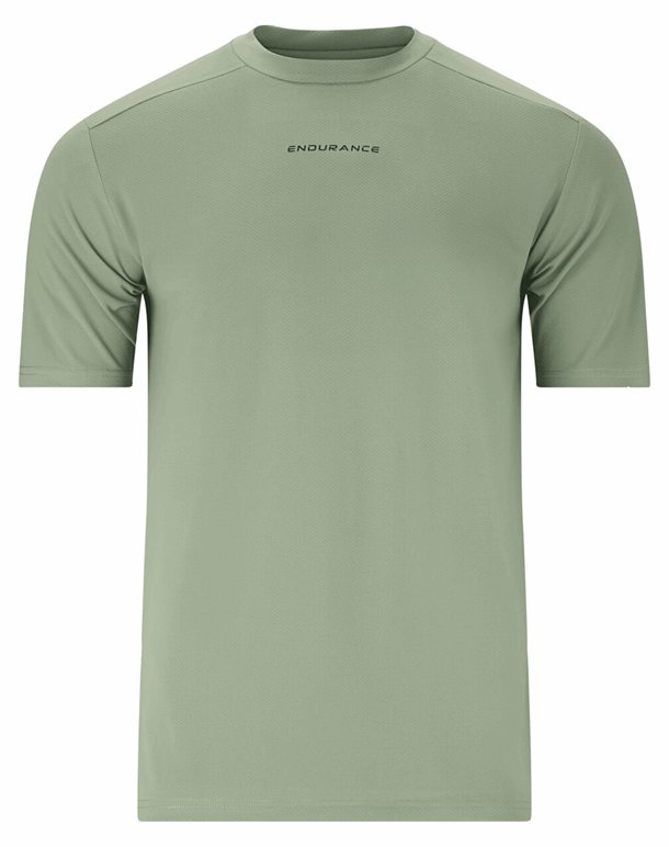 Endurance Loker T-shirt Chinois Green Herre