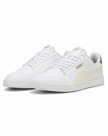 Puma Shuffle  Sneakers White-Frosted Ivory-Gold Dame