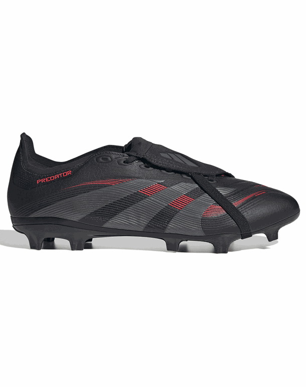 Adidas Predator League FT FG/MG Fodboldstøvler Sort/Rød Unisex