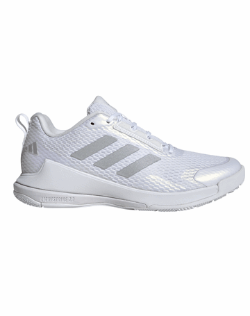 Adidas Novaflight 2 Indendørssko White/Silver Dame