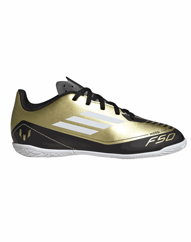 Adidas F50 Club Indendørssko Gold/Black Børn