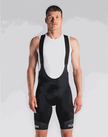 Fusion C3 Bib Cykelshorts Sort Herre