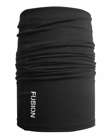 Fusion Merino Neck Gaiter Halsedisse Sort Unisex