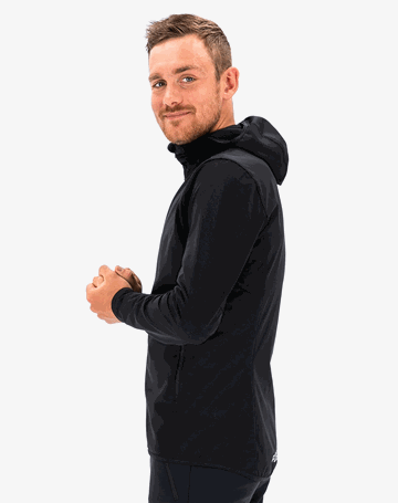 Fusion Mens Shelter Jacket Jakke Black Herre