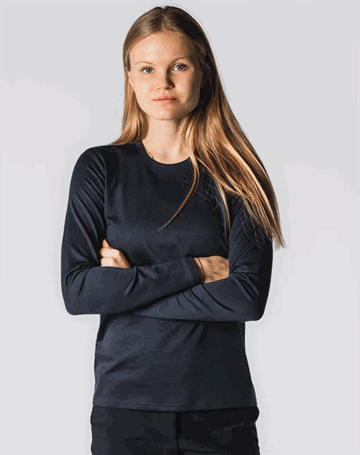 Fusion Technical Merino 150 Bluse Mørkeblå Dame