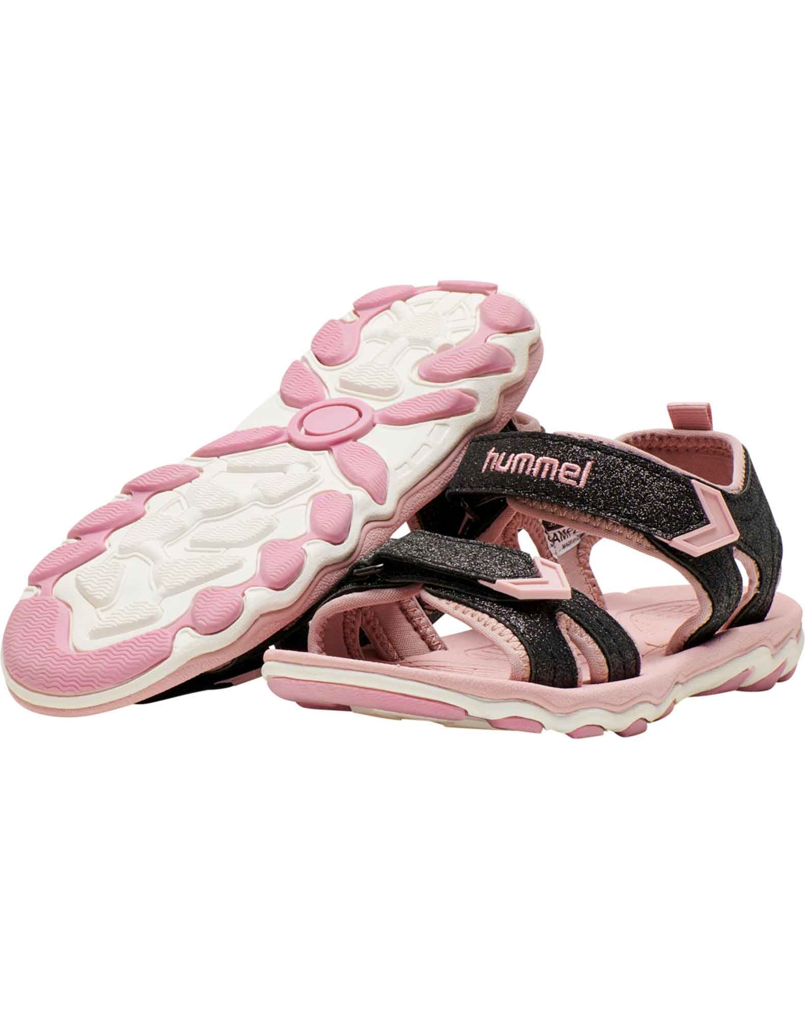 Køb Hummel Sport Glitter sandaler til børn sort-pink