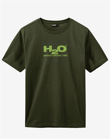 H2O Logo T-shirts Army Herre