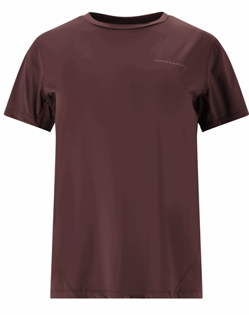 Endurance Nan T-shirt Bordeaux Dame