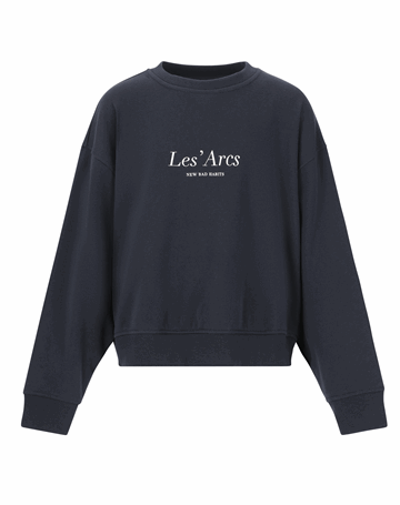 Les Arcs Shreya Sweatshirt Mørkeblå Børn