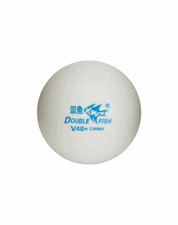 Double Fish 40+0-Star 10 stk. Bordtennisbolde White Unisex