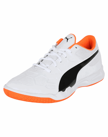 Puma Tenaz Indendørssko White/Orange Unisex