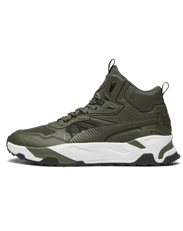 Puma Trinity Mid Hybrid Vinterstøvle Grøn/Hvid Herre