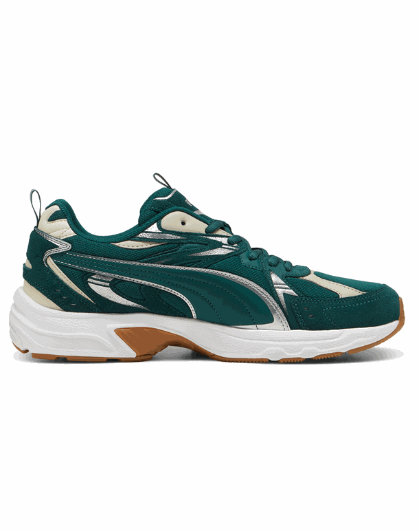 Puma Milenio Tech Suede Sneaker Dark Myrtle/Alpine Snow Herre