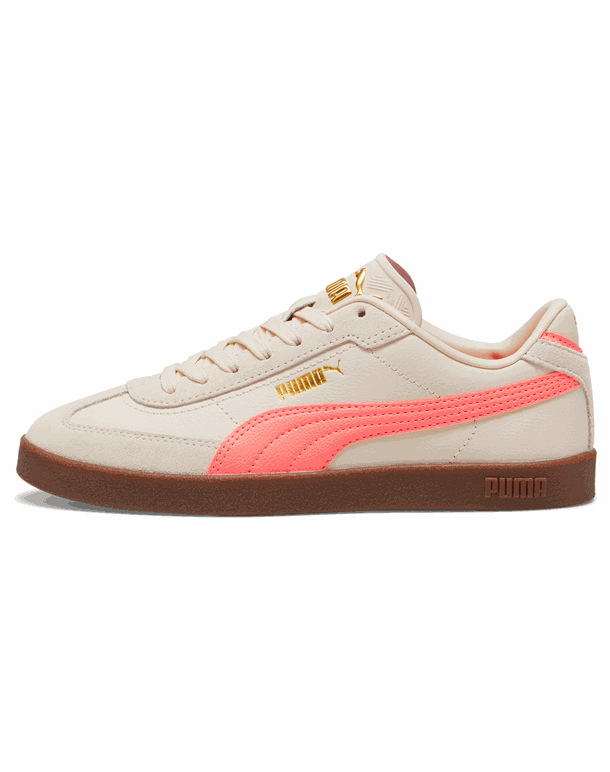 Puma Club II Era Sneaker Alpine Snow/Fluro Peach Pes Dame