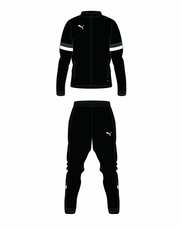 Puma Teamrise Træningssæt Black Unisex