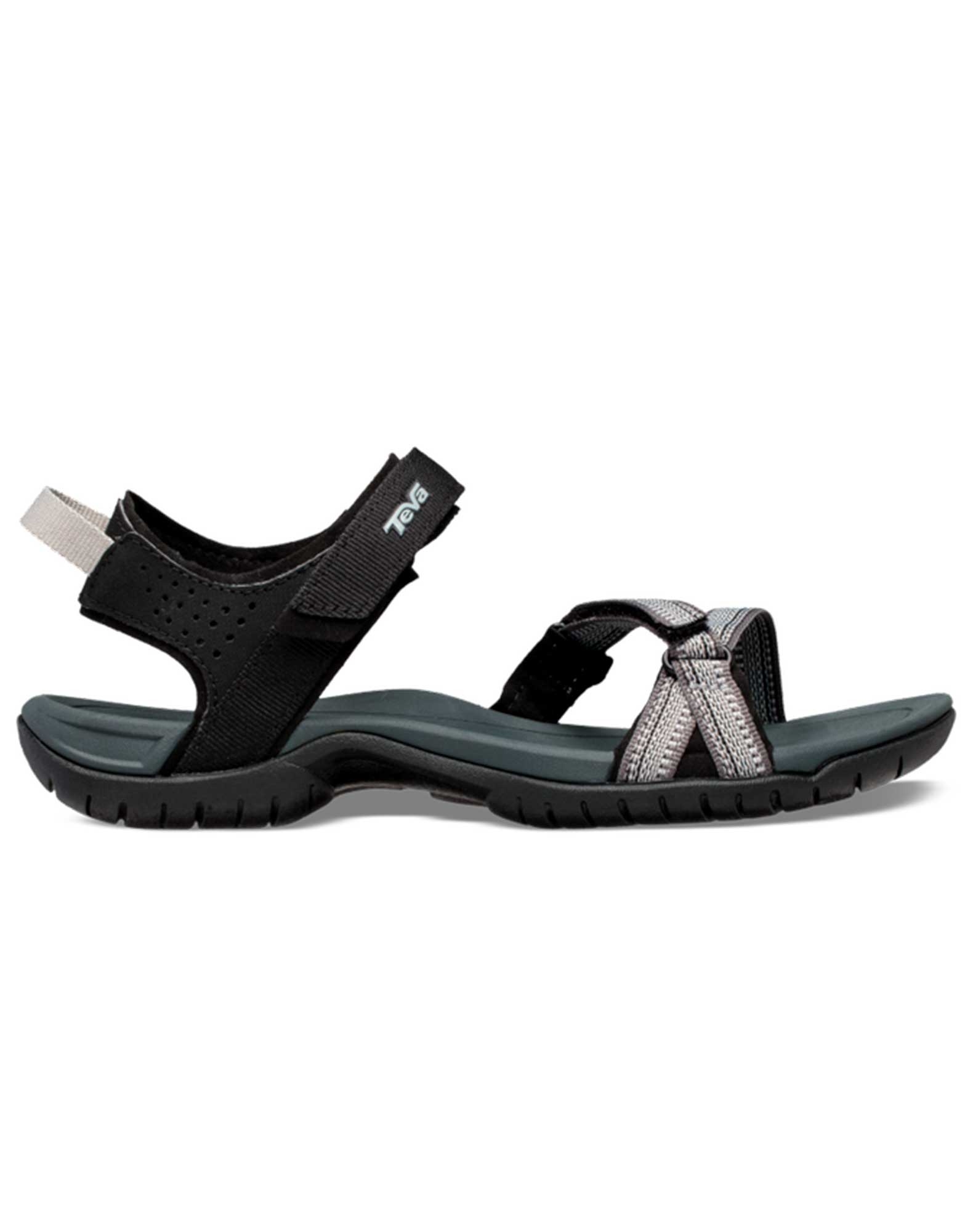 Køb TEVA sandaler til dame sort-hvid
