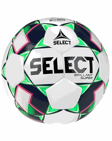 Select Brillant Super v22 Fodbold White-Green Unisex